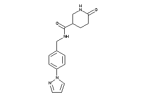 6-keto-N-(4-pyrazol-1-ylbenzyl)nipecotamide