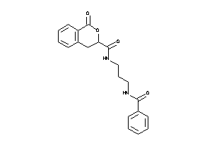 N-(3-benzamidopropyl)-1-keto-isochroman-3-carboxamide