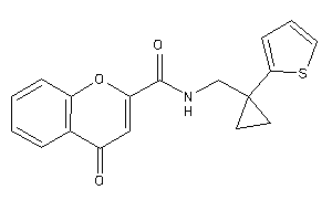 4-keto-N-[[1-(2-thienyl)cyclopropyl]methyl]chromene-2-carboxamide