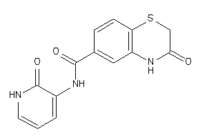 3-keto-N-(2-keto-1H-pyridin-3-yl)-4H-1,4-benzothiazine-6-carboxamide