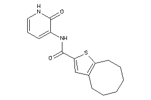 N-(2-keto-1H-pyridin-3-yl)-4,5,6,7,8,9-hexahydrocycloocta[b]thiophene-2-carboxamide