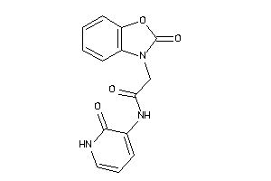 2-(2-keto-1,3-benzoxazol-3-yl)-N-(2-keto-1H-pyridin-3-yl)acetamide