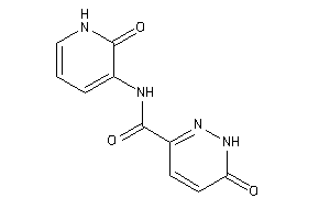 6-keto-N-(2-keto-1H-pyridin-3-yl)-1H-pyridazine-3-carboxamide