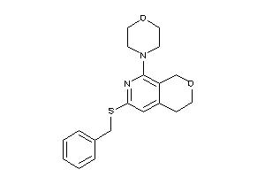 Image of 6-(benzylthio)-8-morpholino-3,4-dihydro-1H-pyrano[3,4-c]pyridine