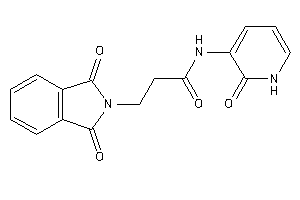 N-(2-keto-1H-pyridin-3-yl)-3-phthalimido-propionamide