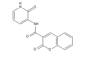 2-keto-N-(2-keto-1H-pyridin-3-yl)chromene-3-carboxamide