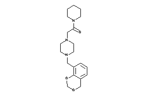 2-[4-(4H-1,3-benzodioxin-8-ylmethyl)piperazino]-1-piperidino-ethanone