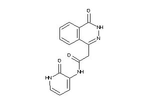 2-(4-keto-3H-phthalazin-1-yl)-N-(2-keto-1H-pyridin-3-yl)acetamide