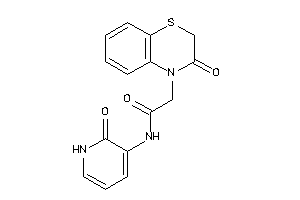 2-(3-keto-1,4-benzothiazin-4-yl)-N-(2-keto-1H-pyridin-3-yl)acetamide