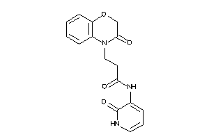 3-(3-keto-1,4-benzoxazin-4-yl)-N-(2-keto-1H-pyridin-3-yl)propionamide