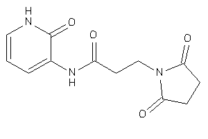 N-(2-keto-1H-pyridin-3-yl)-3-succinimido-propionamide