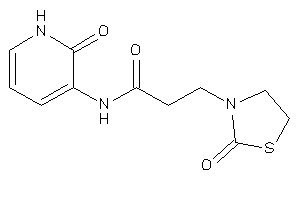 N-(2-keto-1H-pyridin-3-yl)-3-(2-ketothiazolidin-3-yl)propionamide