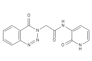 2-(4-keto-1,2,3-benzotriazin-3-yl)-N-(2-keto-1H-pyridin-3-yl)acetamide