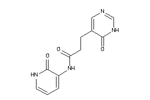 N-(2-keto-1H-pyridin-3-yl)-3-(6-keto-1H-pyrimidin-5-yl)propionamide