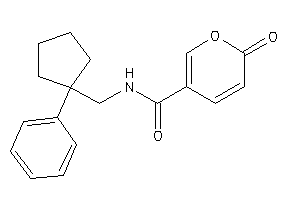 6-keto-N-[(1-phenylcyclopentyl)methyl]pyran-3-carboxamide