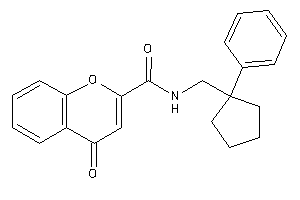 4-keto-N-[(1-phenylcyclopentyl)methyl]chromene-2-carboxamide