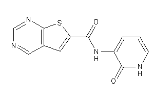 N-(2-keto-1H-pyridin-3-yl)thieno[2,3-d]pyrimidine-6-carboxamide