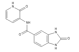 2-keto-N-(2-keto-1H-pyridin-3-yl)-1,3-dihydrobenzimidazole-5-carboxamide