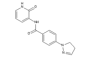 N-(2-keto-1H-pyridin-3-yl)-4-(2-pyrazolin-1-yl)benzamide