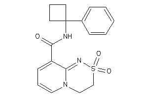 2,2-diketo-N-(1-phenylcyclobutyl)-3,4-dihydropyrido[2,1-c][1,2,4]thiadiazine-9-carboxamide