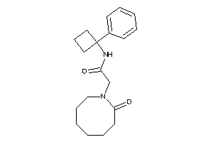 2-(2-ketoazocan-1-yl)-N-(1-phenylcyclobutyl)acetamide