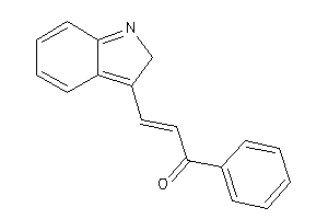 3-(2H-indol-3-yl)-1-phenyl-prop-2-en-1-one