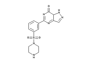 Image of 5-(3-piperazinosulfonylphenyl)-1,7a-dihydropyrazolo[4,3-d]pyrimidin-7-one