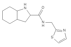 N-(thiazol-2-ylmethyl)-2,3,3a,4,5,6,7,7a-octahydro-1H-indole-2-carboxamide