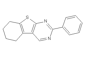 Image of 2-phenyl-5,6,7,8-tetrahydrobenzothiopheno[2,3-d]pyrimidine