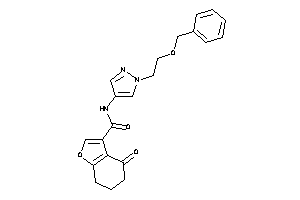 N-[1-(2-benzoxyethyl)pyrazol-4-yl]-4-keto-6,7-dihydro-5H-benzofuran-3-carboxamide