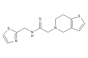 2-(6,7-dihydro-4H-thieno[3,2-c]pyridin-5-yl)-N-(thiazol-2-ylmethyl)acetamide