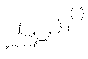 Image of 2-[(2,6-diketo-3,4-dihydropurin-8-yl)hydrazono]-N-phenyl-acetamide