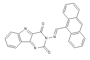 3-(9-anthrylmethyleneamino)pyrimido[5,4-b]indole-2,4-quinone