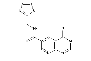 Image of 4-keto-N-(thiazol-2-ylmethyl)-3H-pyrido[2,3-d]pyrimidine-6-carboxamide