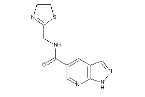 N-(thiazol-2-ylmethyl)-1H-pyrazolo[3,4-b]pyridine-5-carboxamide