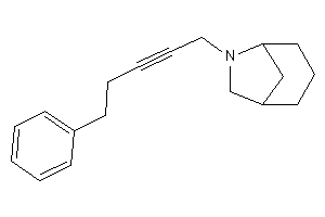 6-(5-phenylpent-2-ynyl)-6-azabicyclo[3.2.1]octane
