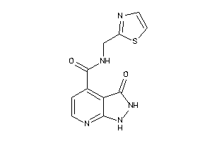 3-keto-N-(thiazol-2-ylmethyl)-1,2-dihydropyrazolo[3,4-b]pyridine-4-carboxamide