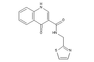 4-keto-N-(thiazol-2-ylmethyl)-1H-quinoline-3-carboxamide