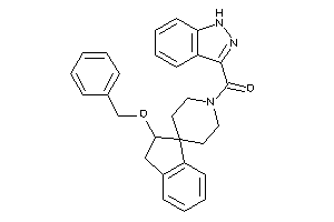 (2-benzoxyspiro[indane-1,4'-piperidine]-1'-yl)-(1H-indazol-3-yl)methanone