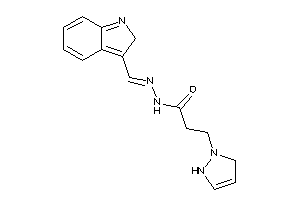 N-(2H-indol-3-ylmethyleneamino)-3-(3-pyrazolin-1-yl)propionamide