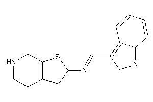 Image of 2,3,4,5,6,7-hexahydrothieno[2,3-c]pyridin-2-yl(2H-indol-3-ylmethylene)amine