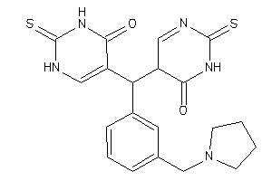 5-[(4-keto-2-thioxo-1H-pyrimidin-5-yl)-[3-(pyrrolidinomethyl)phenyl]methyl]-2-thioxo-5H-pyrimidin-4-one