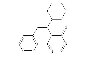 Image of 5-cyclohexyl-5,6-dihydro-4aH-benzo[h]quinazolin-4-one