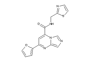 Image of 2-(2-furyl)-N-(thiazol-2-ylmethyl)imidazo[1,5-a]pyrimidine-4-carboxamide