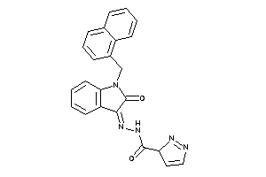 N-[[2-keto-1-(1-naphthylmethyl)indolin-3-ylidene]amino]-3H-pyrazole-3-carboxamide
