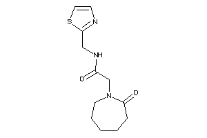 2-(2-ketoazepan-1-yl)-N-(thiazol-2-ylmethyl)acetamide