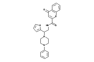 N-[2-(2-furyl)-2-(4-phenylpiperazino)ethyl]-4-keto-chromene-2-carboxamide