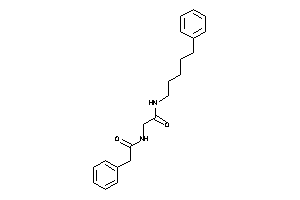 Image of 2-[(2-phenylacetyl)amino]-N-(5-phenylpentyl)acetamide