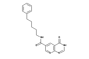 Image of 4-keto-N-(5-phenylpentyl)-3H-pyrido[2,3-d]pyrimidine-6-carboxamide