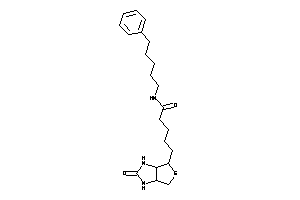 5-(2-keto-1,3,3a,4,6,6a-hexahydrothieno[3,4-d]imidazol-4-yl)-N-(5-phenylpentyl)valeramide